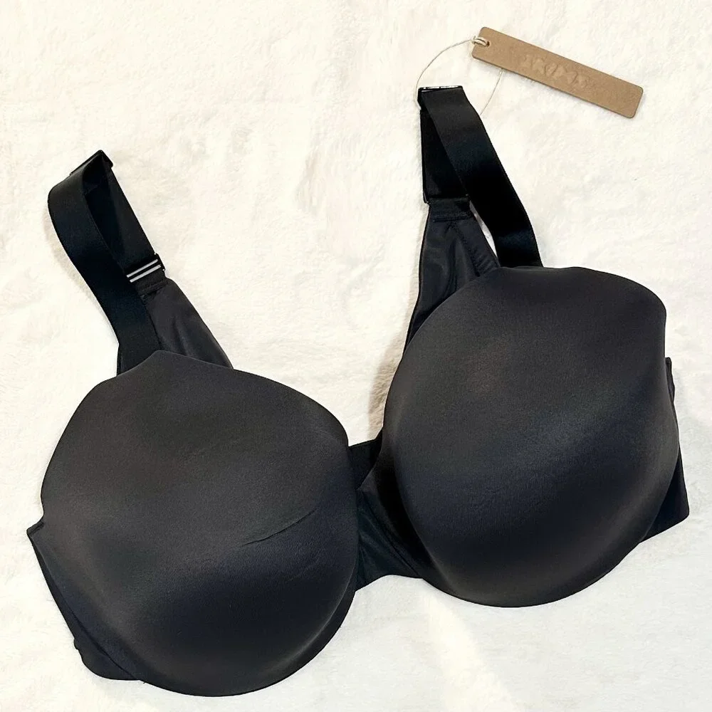 NWT SKIMS Smoothing Intimates Full Coverage Lightly Lined Bra in Onyx - 36DDD - Picture 2 of 9